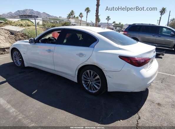 JN1EV7AP9KM513080 2019 INFINITI Q50 White Tył lewy