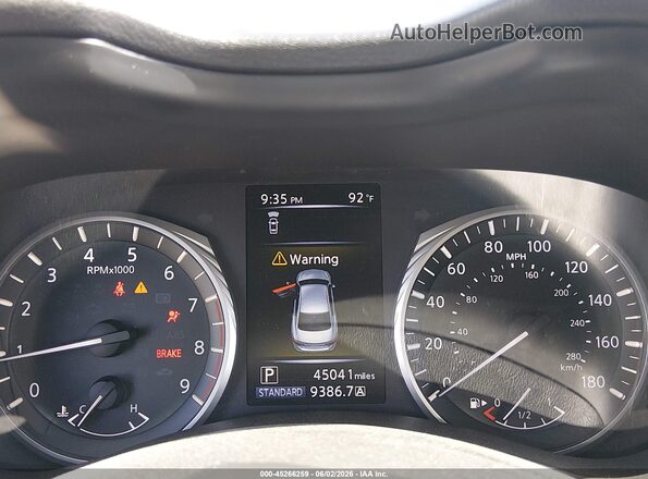 JN1EV7AP9KM513080 2019 INFINITI Q50 White Widok tylnych siedzeń