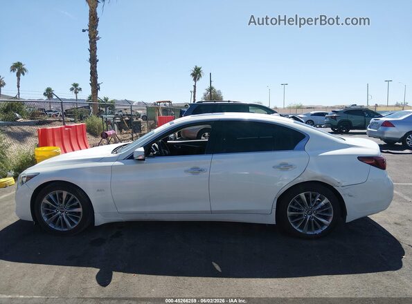JN1EV7AP9KM513080 2019 INFINITI Q50 White Widok wnętrza 360 stopni