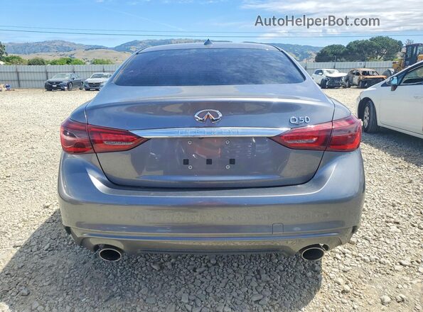 JN1EV7AP9KM518571 2019 INFINITI Q50 Серый Вид сзади