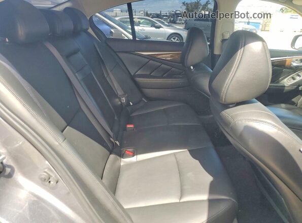 JN1EV7AP9KM518571 2019 INFINITI Q50 Серый Вид задних сидений