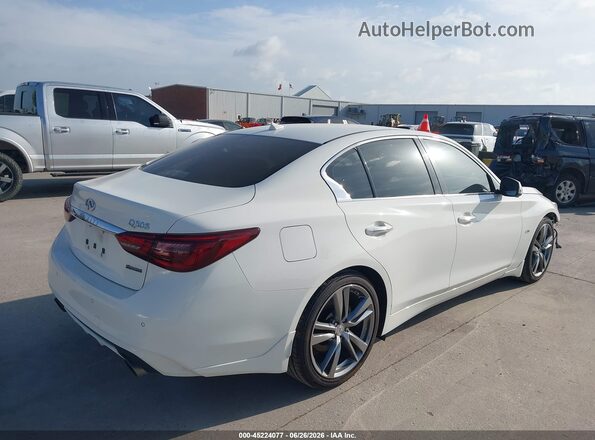 JN1EV7AP9KM541221 2019 INFINITI Q50 White Հետևի աջ