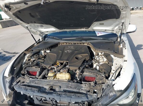 JN1EV7AP9KM541221 2019 INFINITI Q50 White Հետևի տեսք