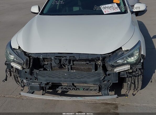 JN1EV7AP9KM541221 2019 INFINITI Q50 White Դիմացի տեսք