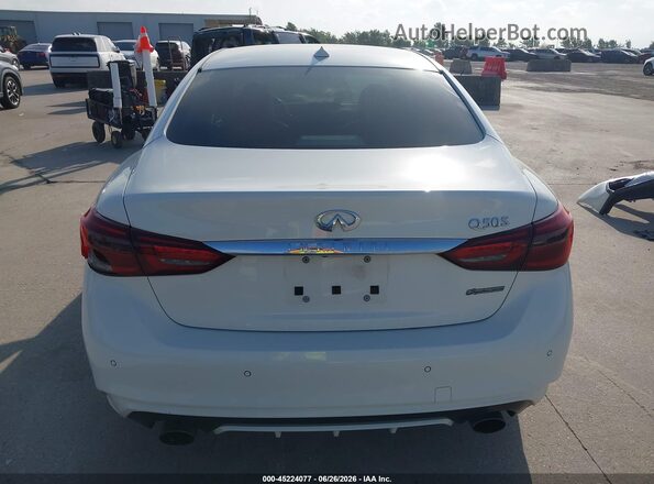 JN1EV7AP9KM541221 2019 INFINITI Q50 White 