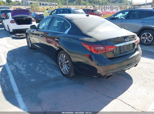 JN1EV7AP9KM542028 2019 INFINITI Q50 Black Հետևի ձախ