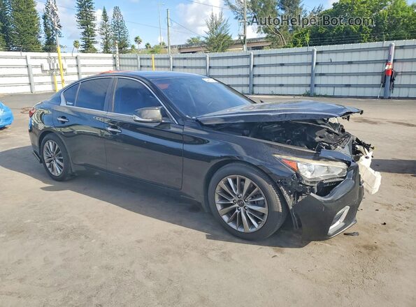 JN1EV7AP9LM201424 2020 INFINITI Q50 Black Delantero derecho