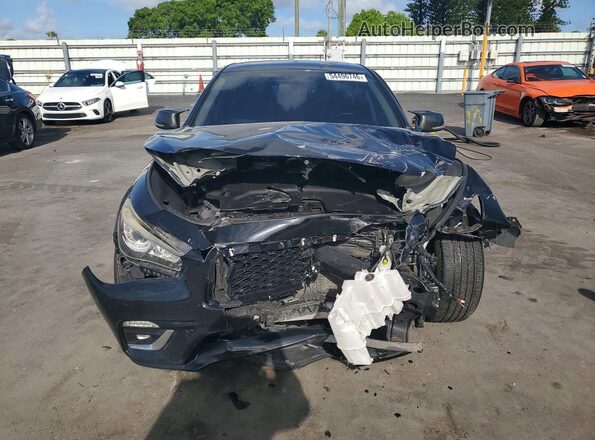JN1EV7AP9LM201424 2020 INFINITI Q50 Black Vista frontal