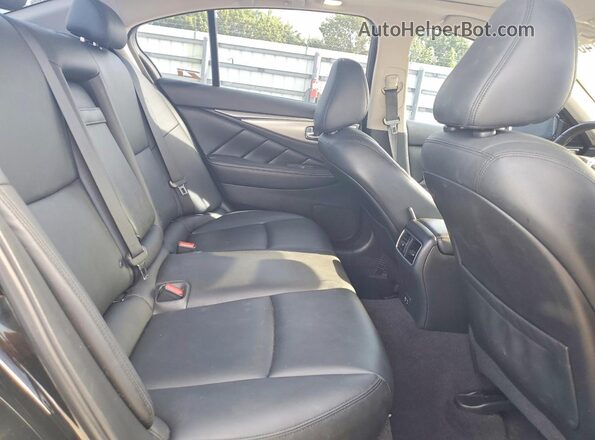 JN1EV7AP9LM201424 2020 INFINITI Q50 Black Vista de los asientos traseros