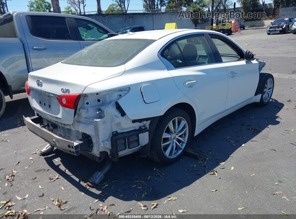 JN1EV7APXGM305586 2016 INFINITI Q50 White Tył prawy