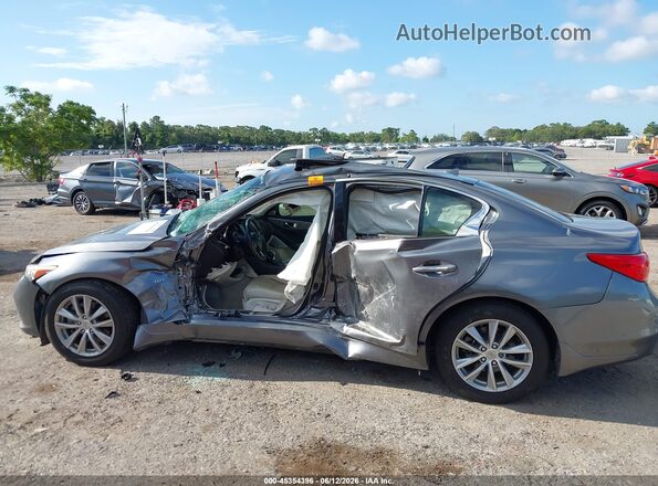 JN1EV7APXHM733756 2017 INFINITI Q50 Gray Widok wnętrza 360 stopni