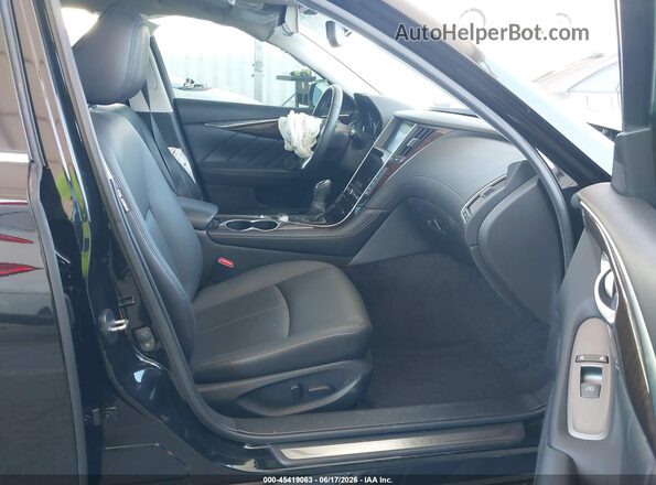 JN1EV7APXJM360546 2018 INFINITI Q50 Black Widok wnętrza z przodu