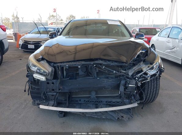 JN1EV7APXJM360546 2018 INFINITI Q50 Black Widok wnętrza z tyłu