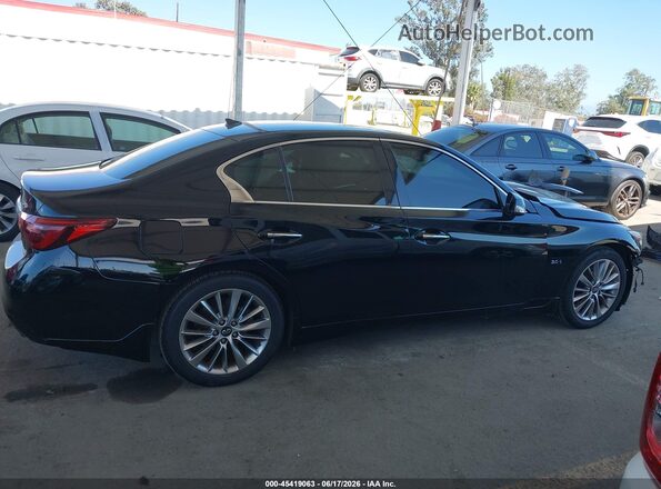 JN1EV7APXJM360546 2018 INFINITI Q50 Black Widok wnętrza 360 stopni