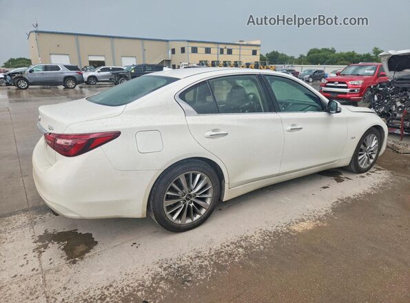JN1EV7APXJM363057 2018 INFINITI Q50 Белый Задняя правая четверть