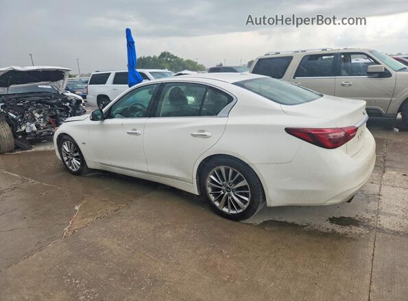 JN1EV7APXJM363057 2018 INFINITI Q50 Белый Задняя левая четверть