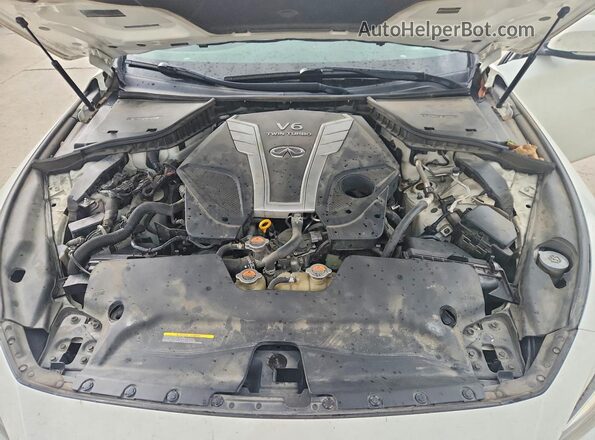 JN1EV7APXJM363057 2018 INFINITI Q50 Белый Вид задней части салона
