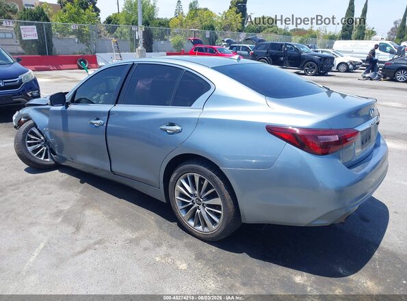 JN1EV7APXJM366556 2018 INFINITI Q50 Blue Tył lewy