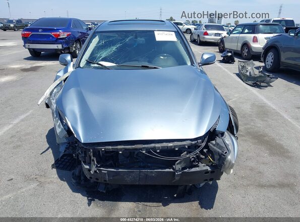 JN1EV7APXJM366556 2018 INFINITI Q50 Blue Widok zestawu wskaźników