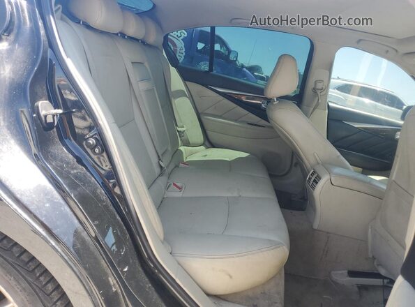 JN1EV7APXKM515310 2019 INFINITI Q50 Black Вид задніх сидінь