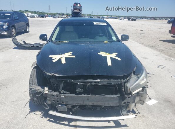 JN1EV7APXKM515310 2019 INFINITI Q50 Black Вид спереду