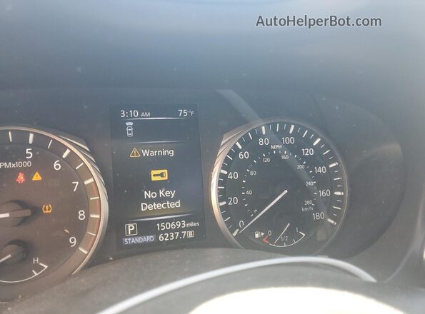 JN1EV7APXKM515310 2019 INFINITI Q50 Black Вид щитка приладів