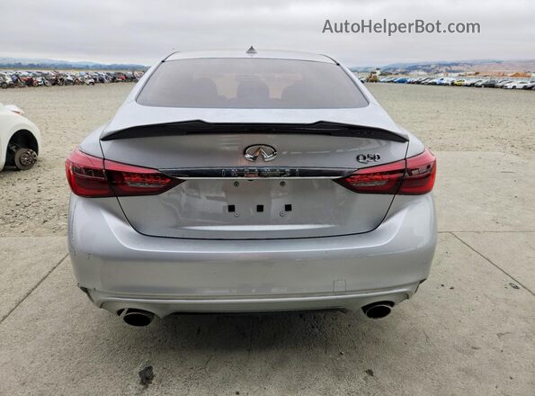 JN1EV7APXKM519194 2019 INFINITI Q50 Silver Widok z tyłu