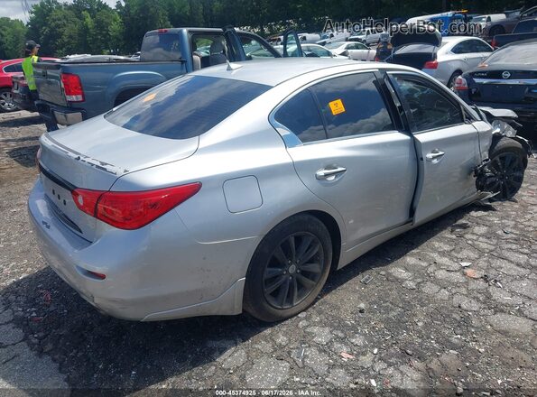 JN1EV7AR0HM837495 2017 INFINITI Q50 Silver Rear right