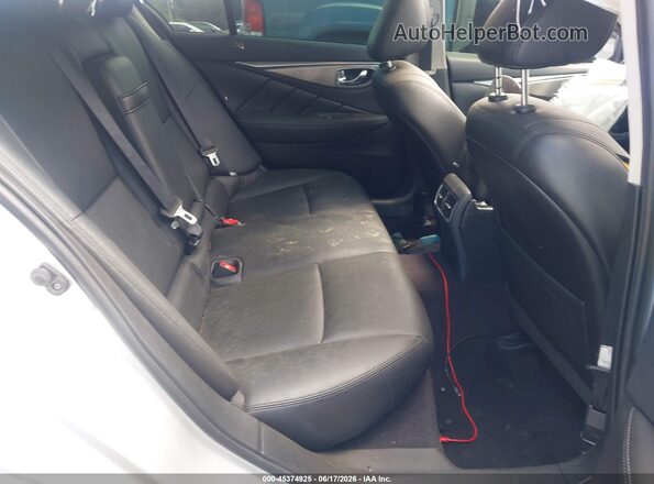 JN1EV7AR0HM837495 2017 INFINITI Q50 Silver VIN sticker view