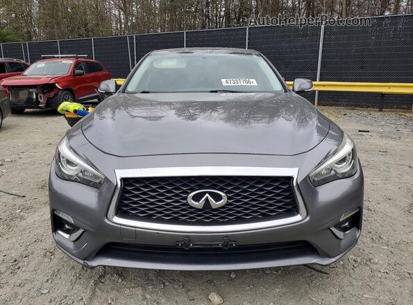 JN1EV7AR0JM430265 2018 INFINITI Q50 Gray Вид спереду