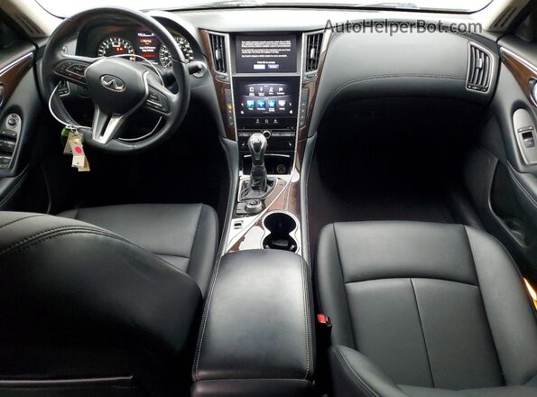 JN1EV7AR0JM430265 2018 INFINITI Q50 Gray Вид панелі приладів