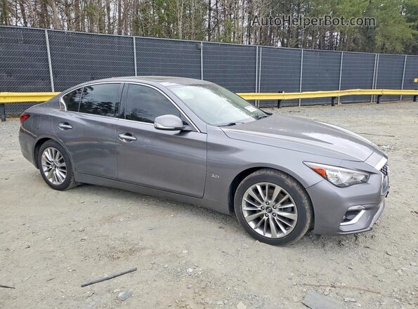 JN1EV7AR0JM430265 2018 INFINITI Q50 Gray Передня права чверть