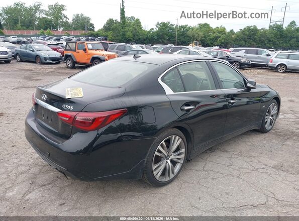 JN1EV7AR0JM436437 2018 INFINITI Q50 Black Trasero derecho