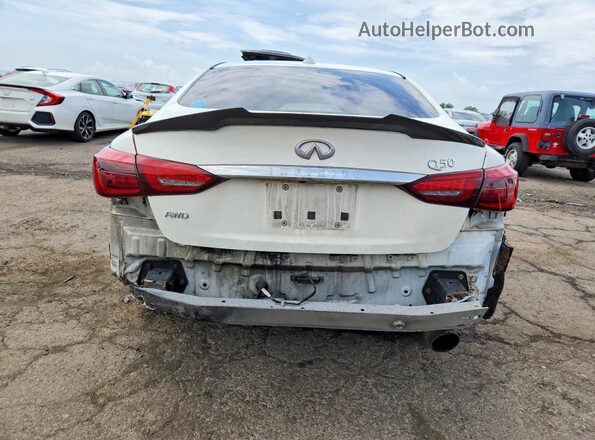 JN1EV7AR0JM439757 2018 INFINITI Q50 Белый 