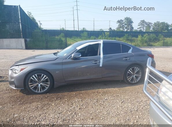 JN1EV7AR0JM445025 2018 INFINITI Q50 Gray Widok wnętrza 360 stopni