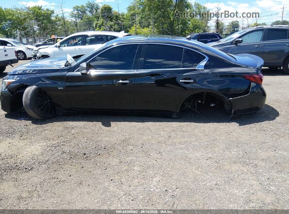 JN1EV7AR0KM552674 2019 INFINITI Q50 Black 360 interior view