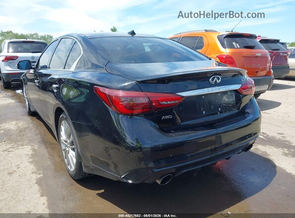JN1EV7AR0KM590194 2019 INFINITI Q50 Black Задня ліва чверть