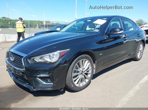 JN1EV7AR0KM594150 2019 INFINITI Q50 Black Front left