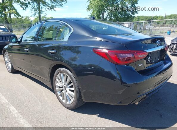 JN1EV7AR0KM594150 2019 INFINITI Q50 Black Rear left
