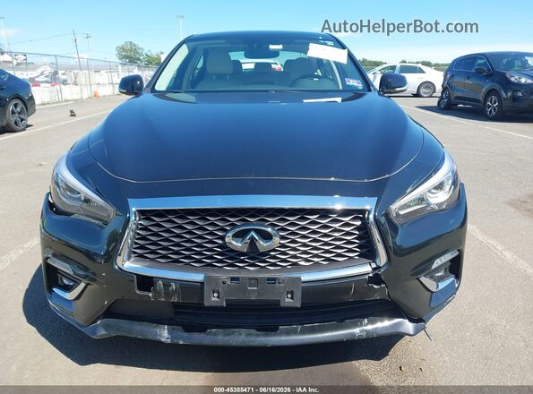 JN1EV7AR0KM594150 2019 INFINITI Q50 Black Instrument cluster view