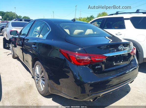 JN1EV7AR1JM437130 2018 INFINITI Q50 Black Tył lewy