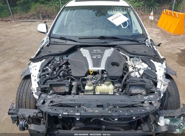 JN1EV7AR1JM443011 2018 INFINITI Q50 White Rear view