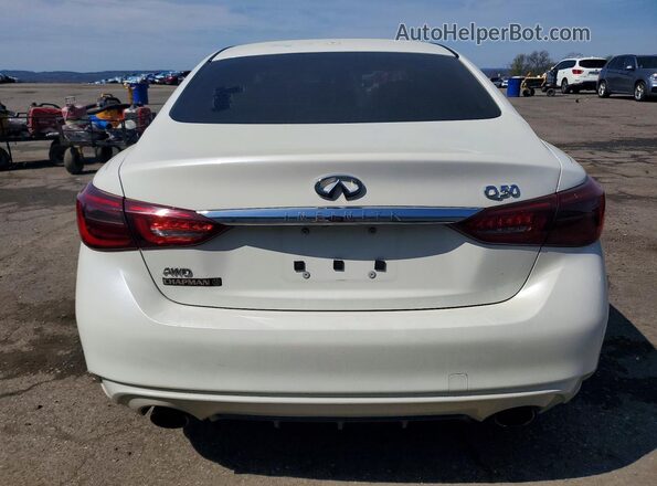 JN1EV7AR1JM611908 2018 INFINITI Q50 White Rear view