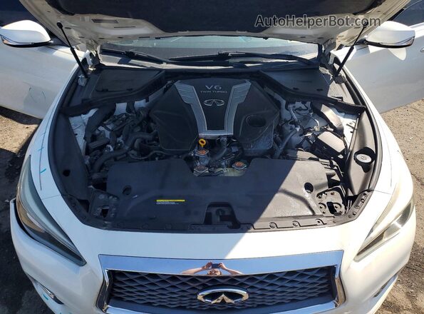 JN1EV7AR1JM611908 2018 INFINITI Q50 White Rear interior view