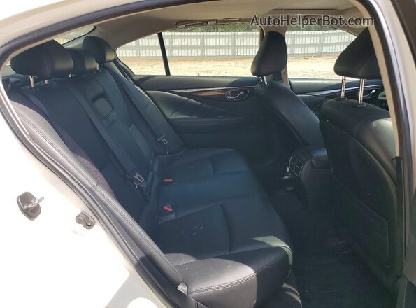 JN1EV7AR2JM433149 2018 INFINITI Q50 White Вид задніх сидінь