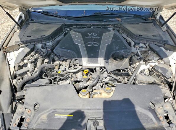 JN1EV7AR2JM433149 2018 INFINITI Q50 White Вид задньої частини салону