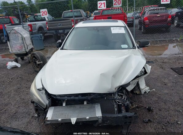 JN1EV7AR2JM445074 2018 INFINITI Q50 White Vista del cuadro de instrumentos
