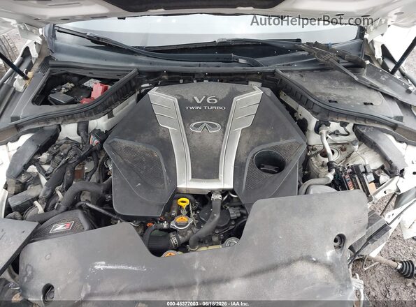 JN1EV7AR2JM445074 2018 INFINITI Q50 White Vista trasera