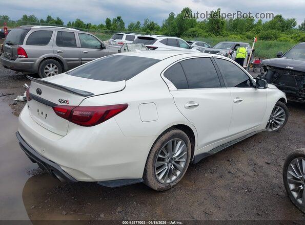 JN1EV7AR2JM445074 2018 INFINITI Q50 White Trasero derecho