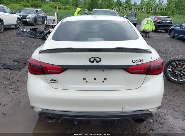 JN1EV7AR2JM445074 2018 INFINITI Q50 White 